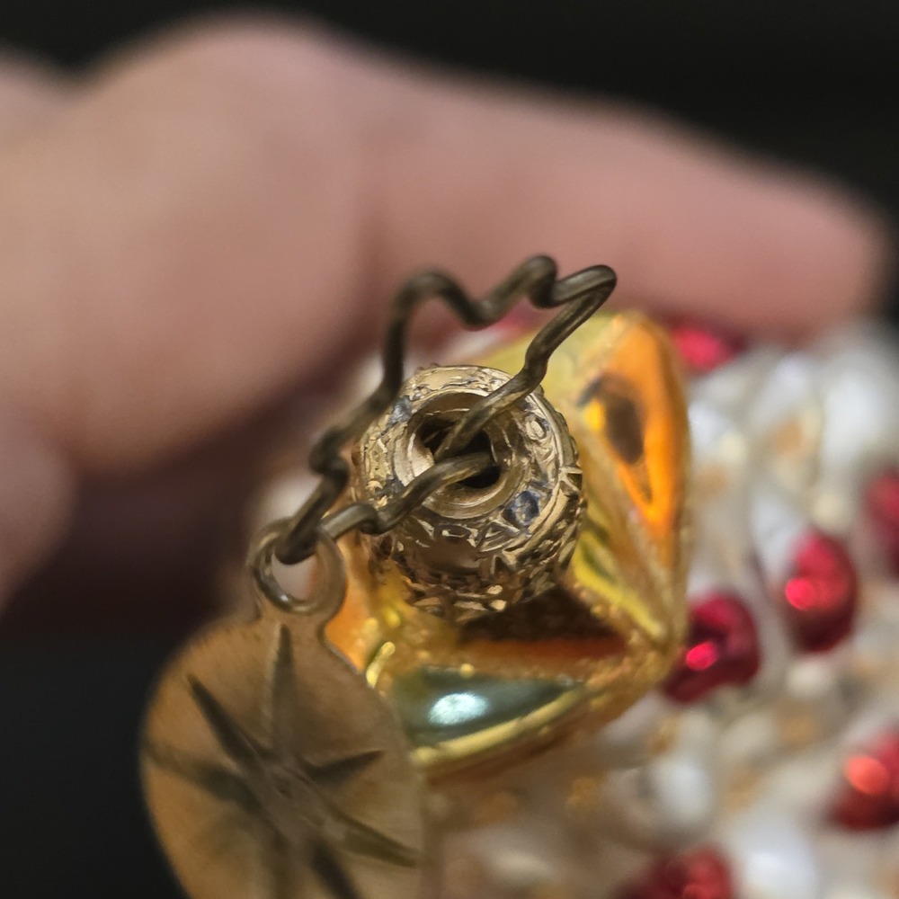 Christopher Radko Rhythm & Spruce 2002 White Christmas Tree Ornament 1011221 - Picture 6 of 9